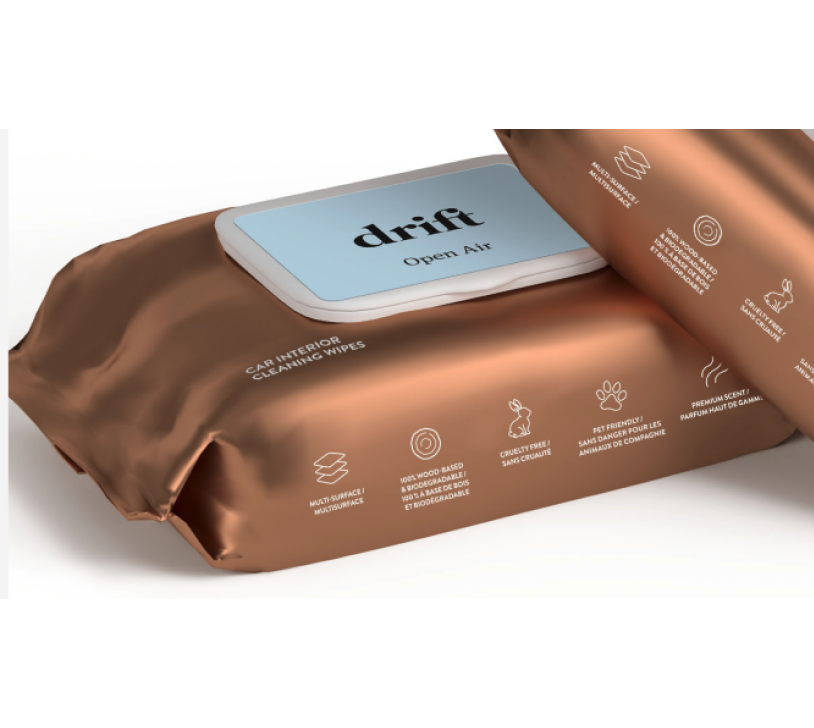 Scented Car Wipes Open Air 3-Pack